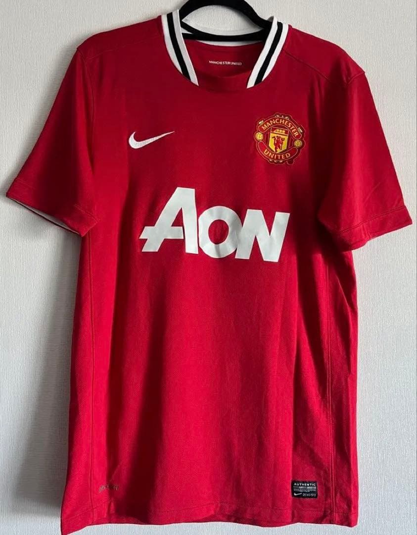 【レア】マンチェスターユナイテッド11/12 ポグバ　デビュー時　ユニフォーム