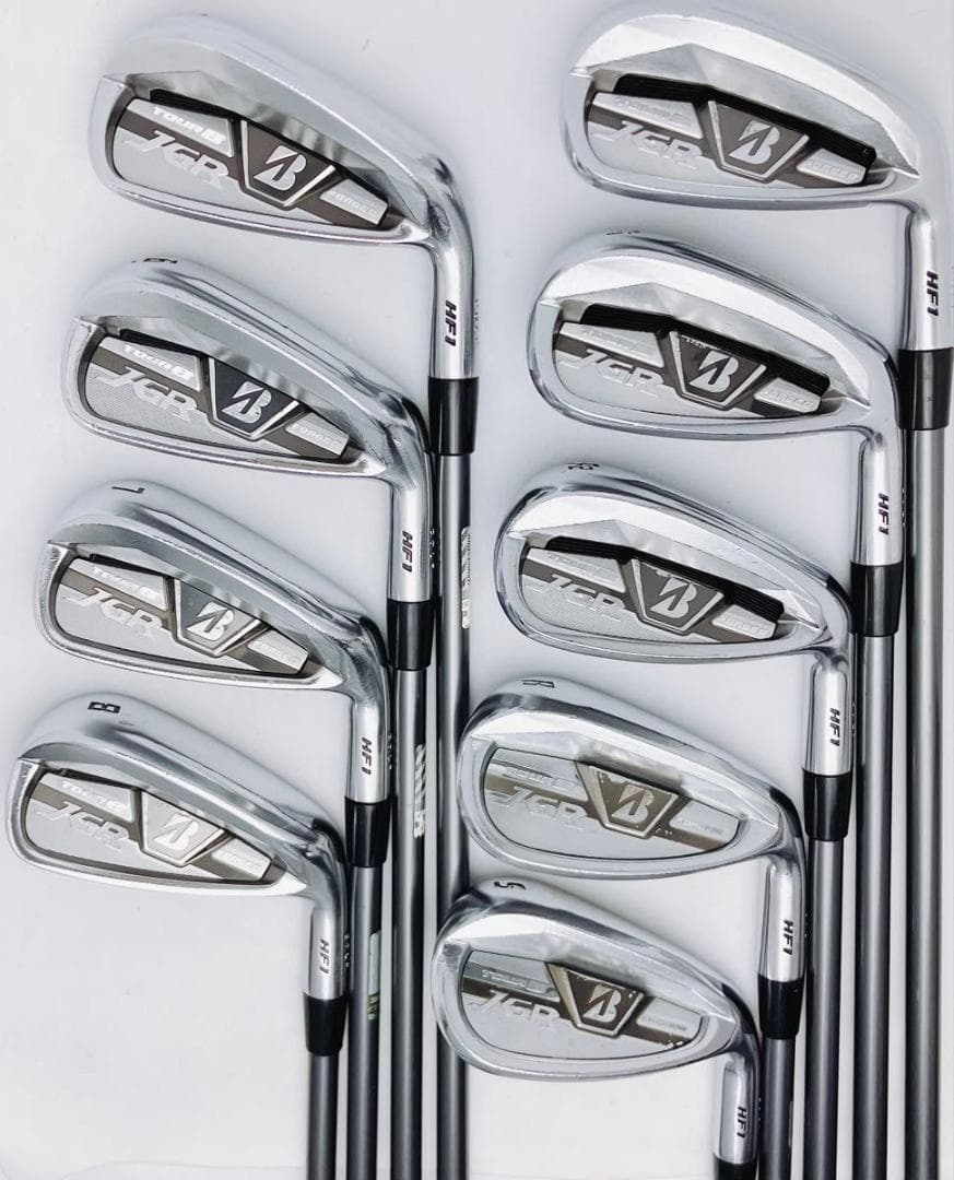 豪華9本！ ブリヂストン TOUR B JGR HF1 アイアンセット クラブ