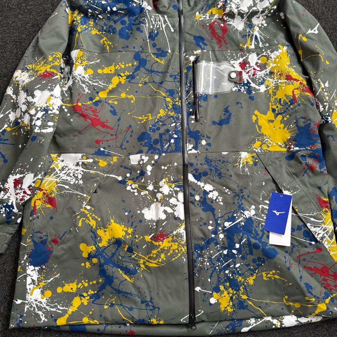 新品未使用　ミズノ　2way ウェア　ポンチョ　ジャケット　パスケース付き