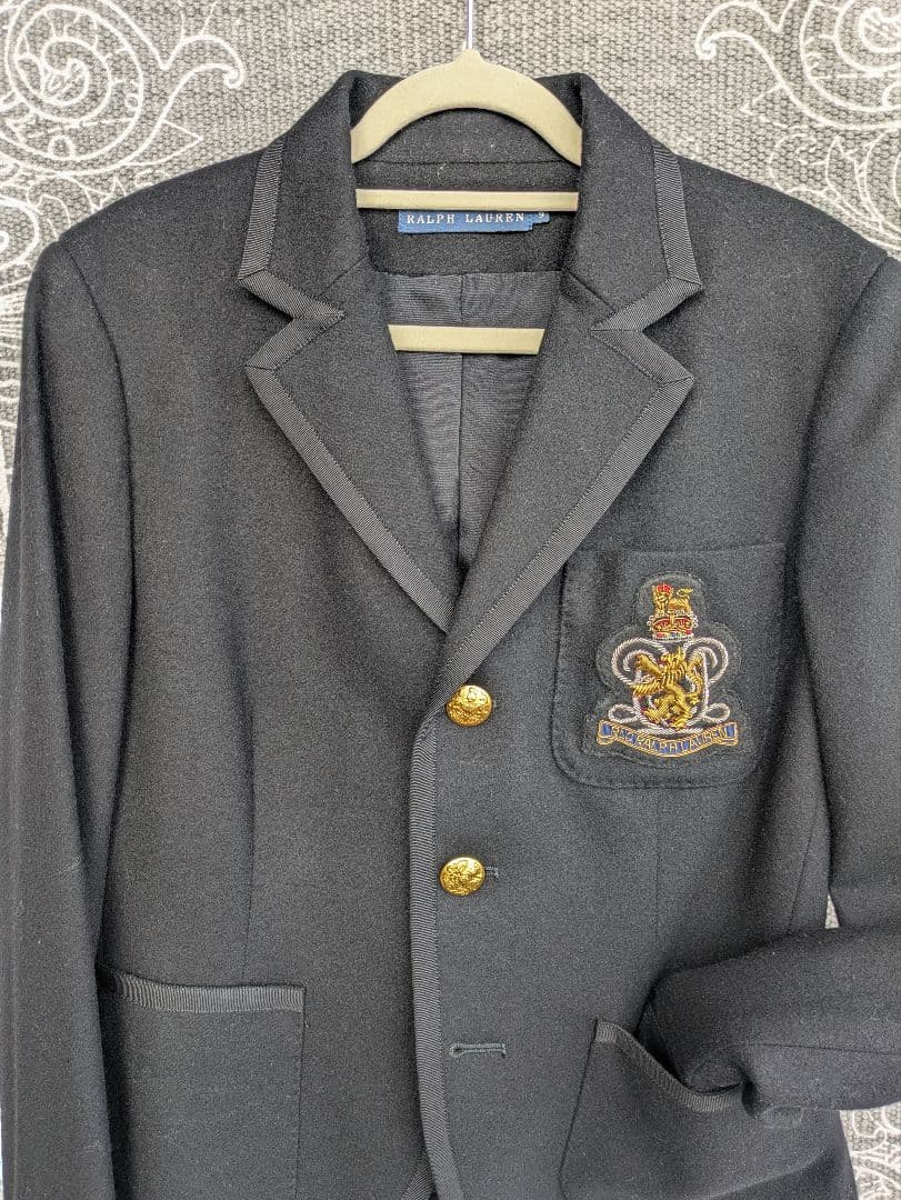 イタリヤ製ラルフローレンのブレザー ブラック
