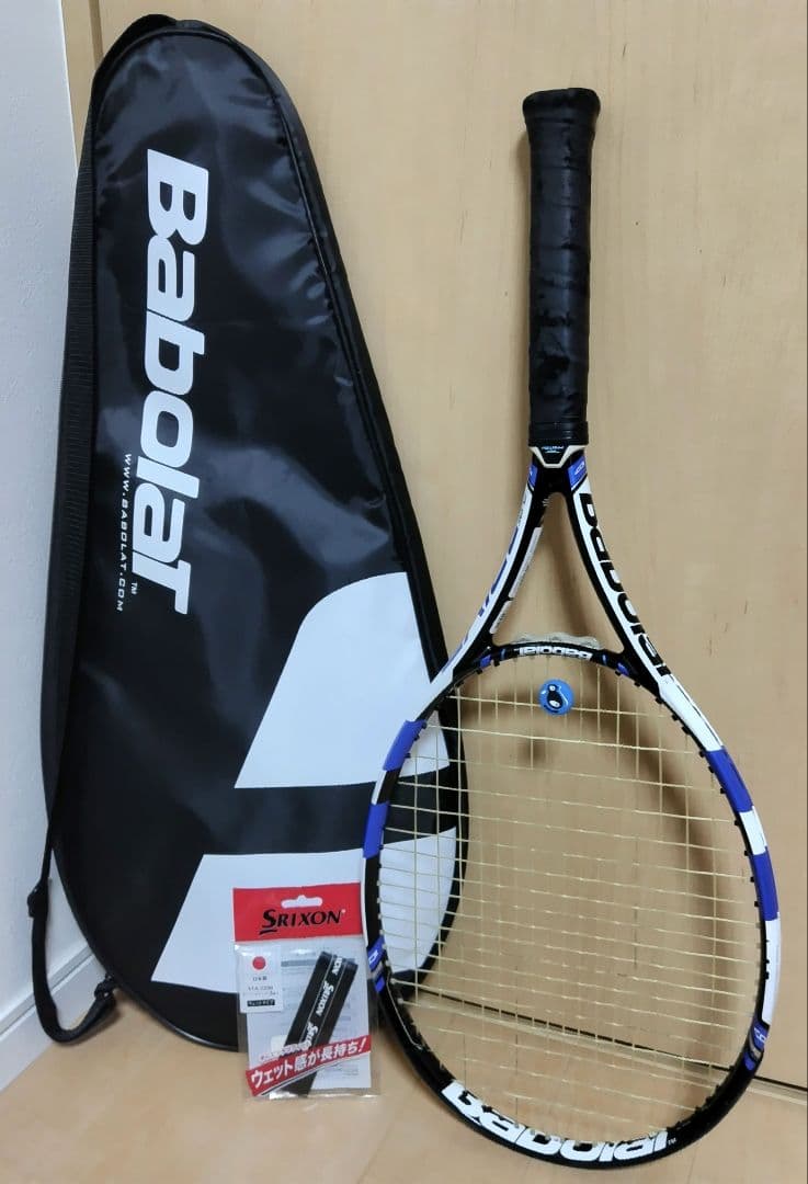 Babolat Pure Drive107 テニスラケット　ケースとグリップ付き