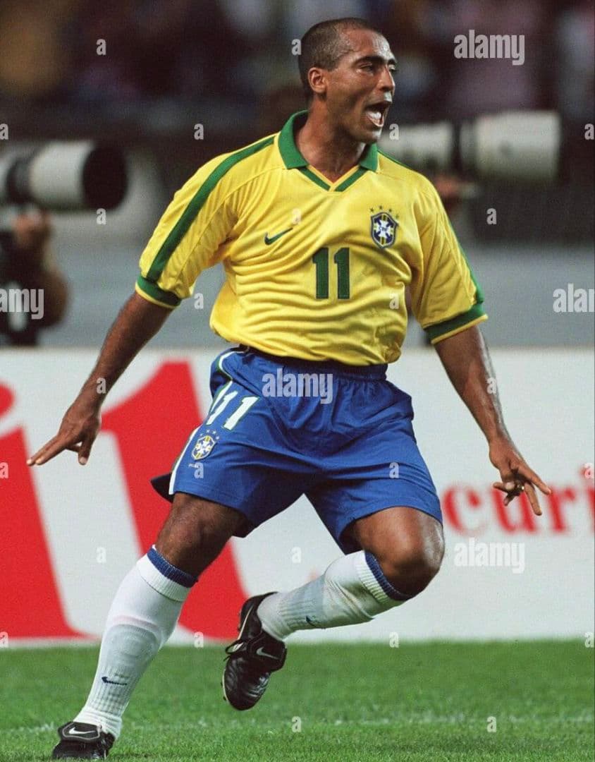 1997 ブラジル代表　ロマーリオ　NIKEオフィシャル　当時物ユニフォーム