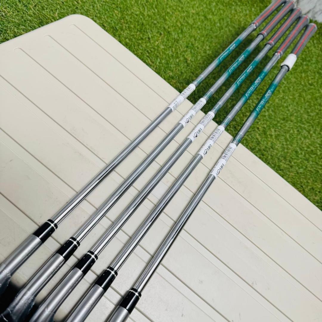 【新品】初心者推奨 ホンマ ツアーワールド GS メンズアイアンセット 5本 R