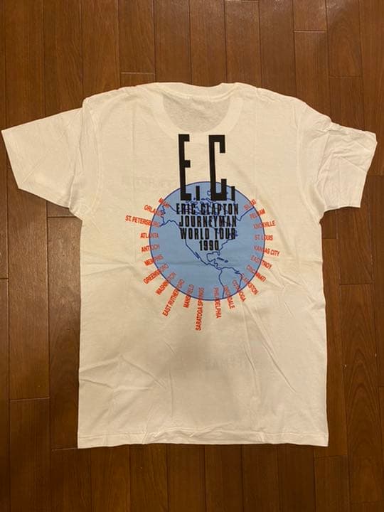 ERIC CLAPTON JOURNEYMAN TOUR 1990 Tシャツ L