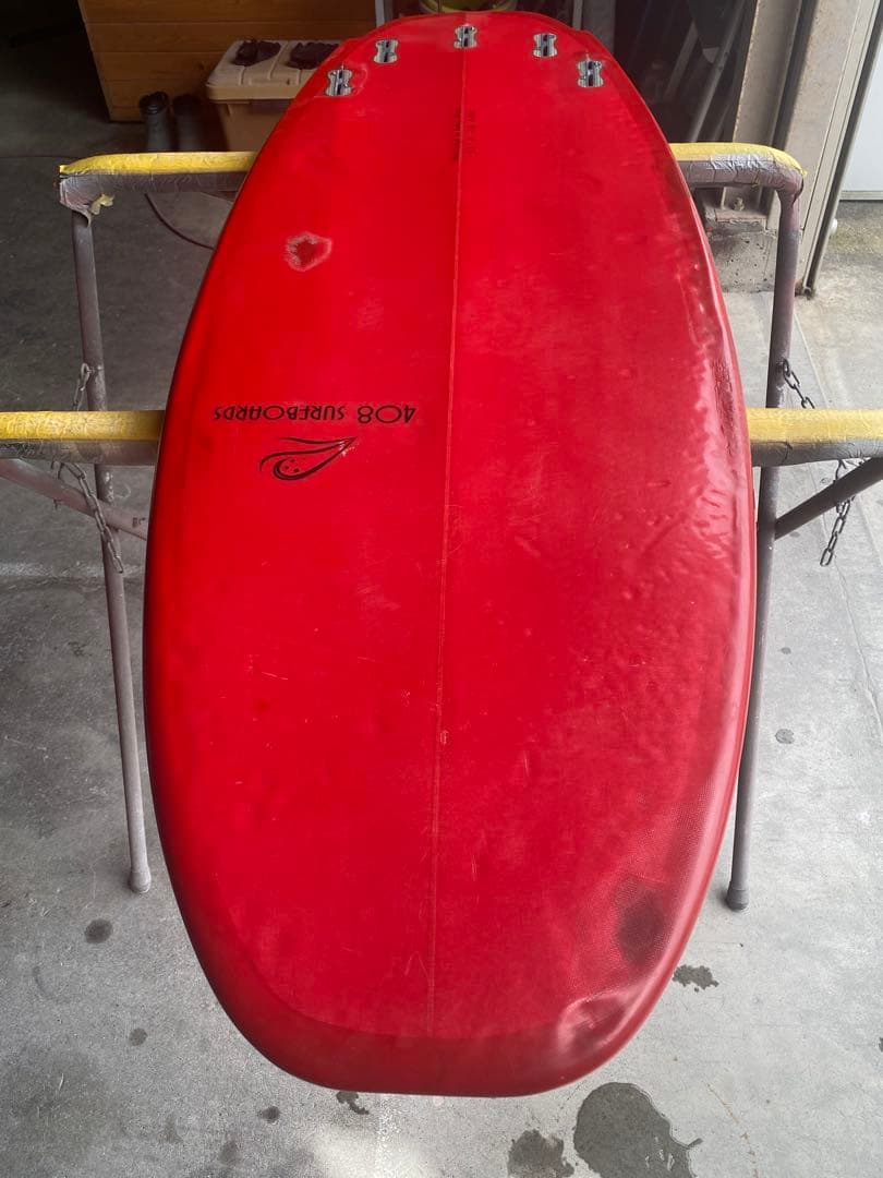 408surfboards カスタムショートボード 5'3\" レッド