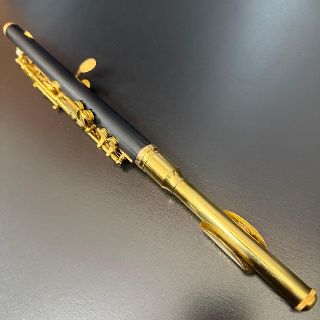 美品　SLADE ピッコロ 本体 ケース付き　初心者オススメ　木管楽器　ゴールド