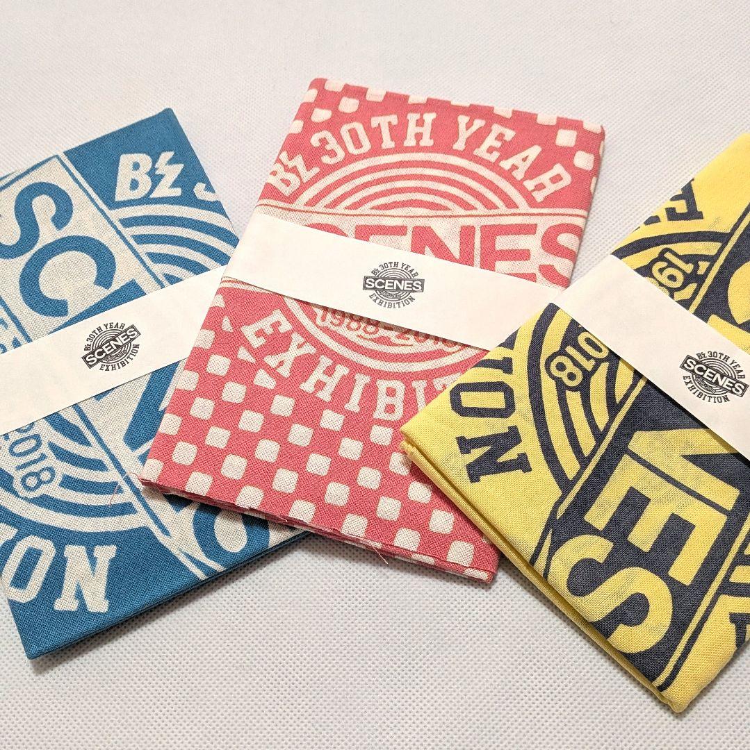 B'z　手ぬぐい　かまわぬ　3枚　手拭い　てぬぐい