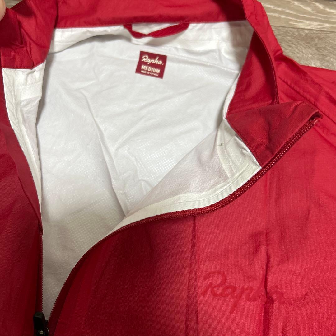 【中古品】Rapha 赤 ウィンドブレーカー Medium