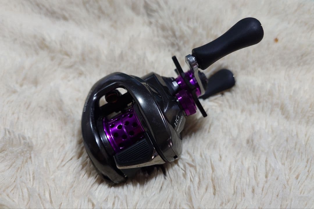 シマノ 20メタニウム HG KTFスプール IXAカスタム 右 パープル