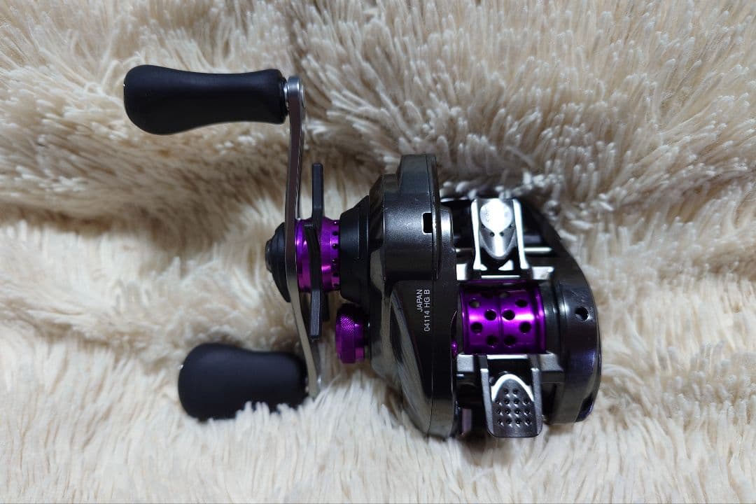 シマノ 20メタニウム HG KTFスプール IXAカスタム 右 パープル