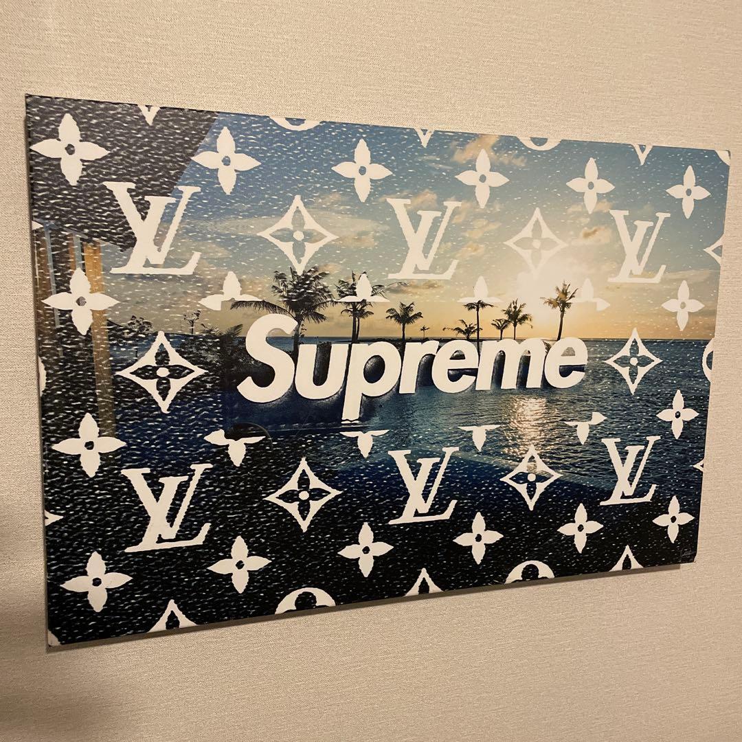 ジークレープリント　Supreme x LV