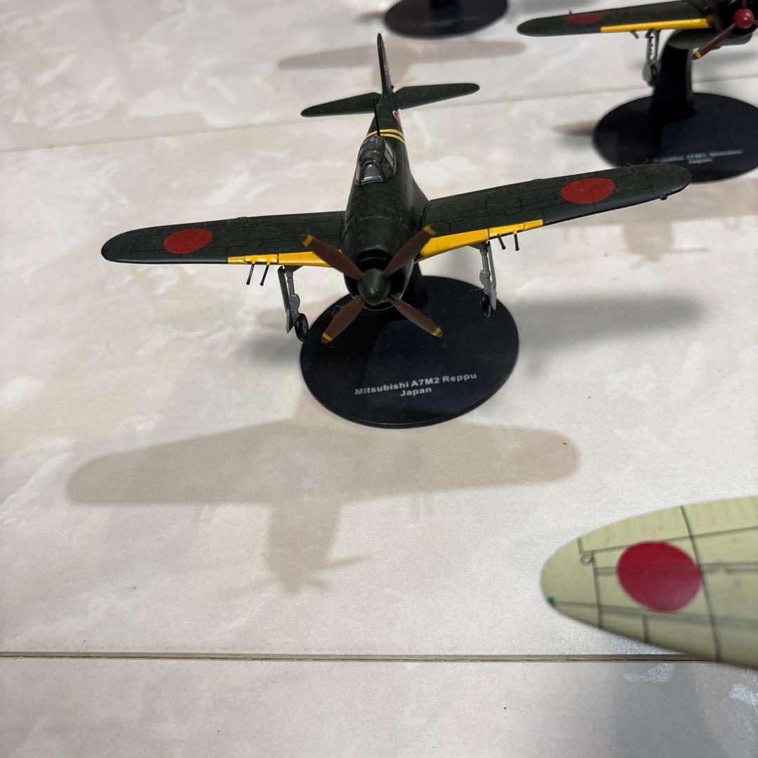 ジャンク扱い品　日本陸軍　戦闘機　飛行機　飛行機　模型　7点セット