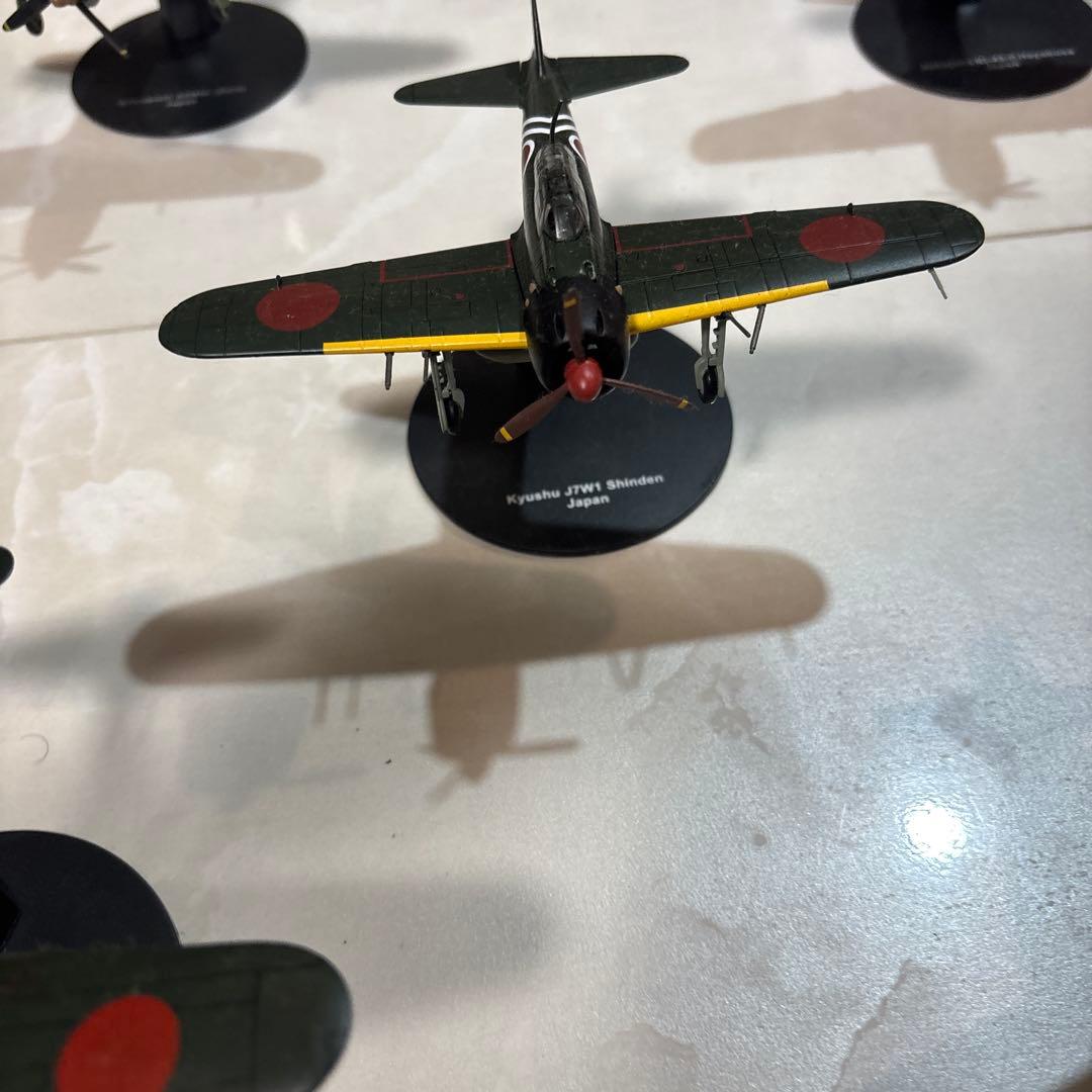 ジャンク扱い品　日本陸軍　戦闘機　飛行機　飛行機　模型　7点セット