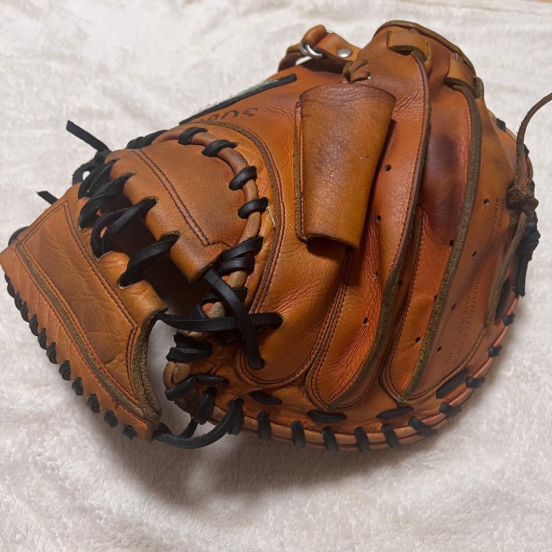 【希少】ミズノ　MIZUNO キャッチャーミット　buw league ビック