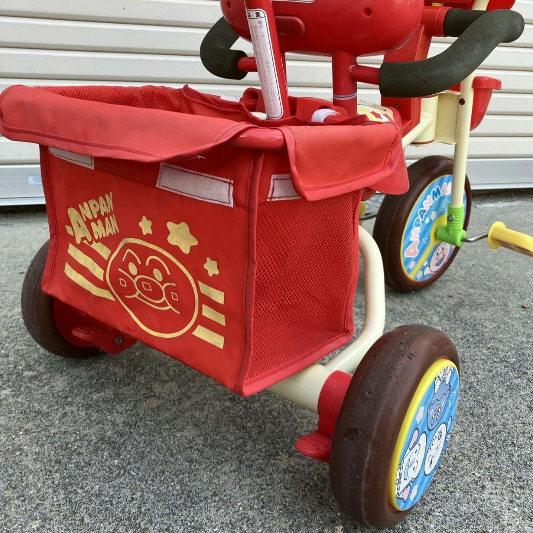 送料込み　アンパンマン三輪車　デラックスⅡ　DX2 レッド