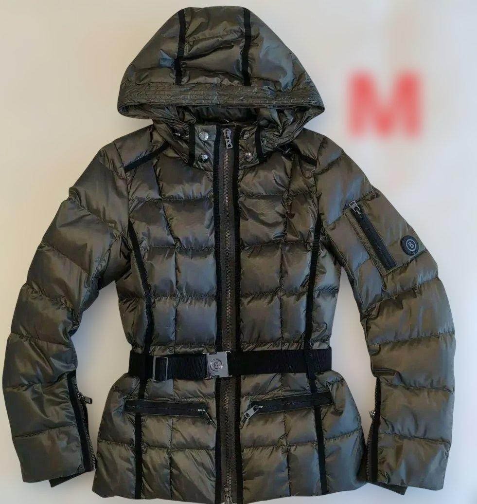 BOGNER　ダウンスキージャケット　スキーウェア　レディース 　カーキ　M