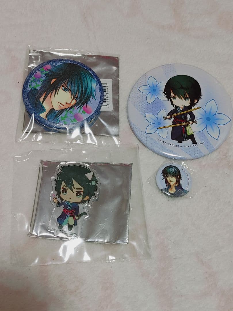 遙かなる時空の中で4　忍人　缶バッジ　アクスタ