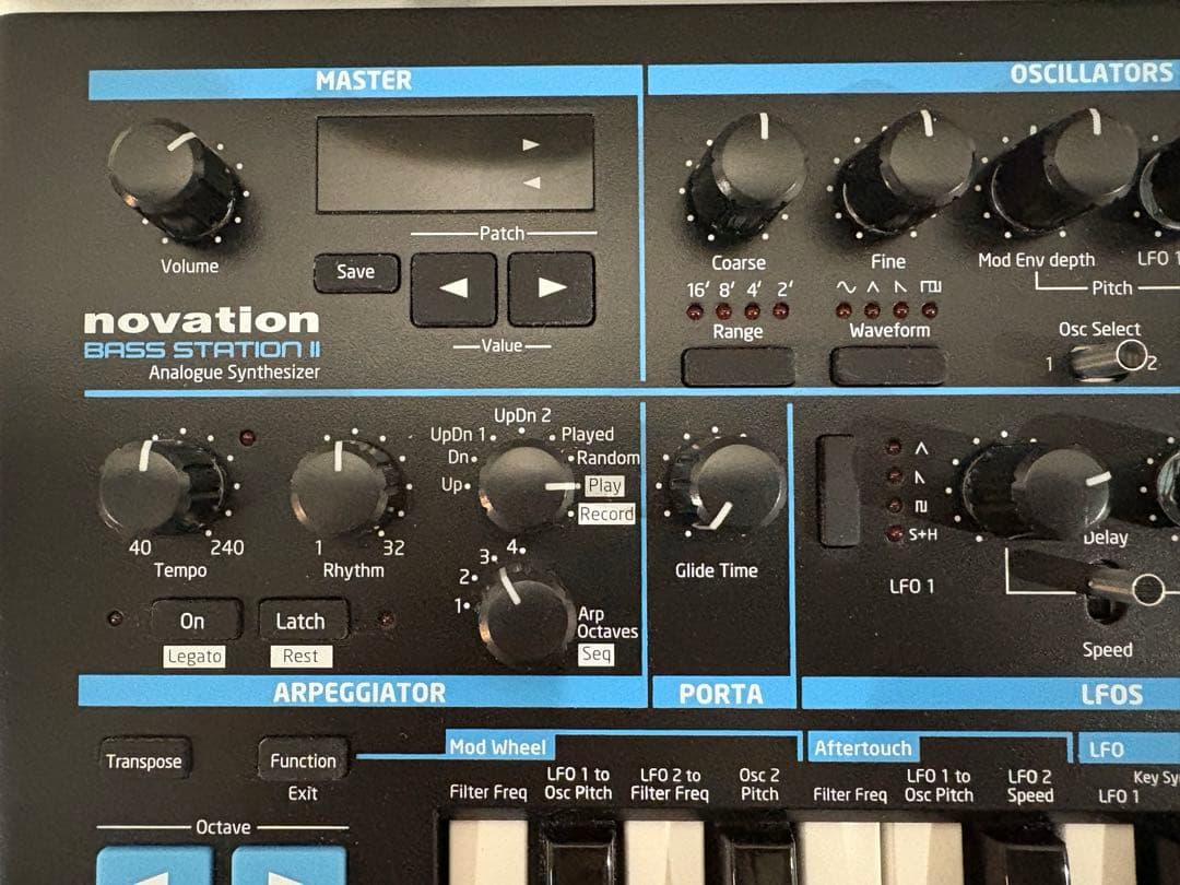 bass station ii novation ベースステーション　注意あり