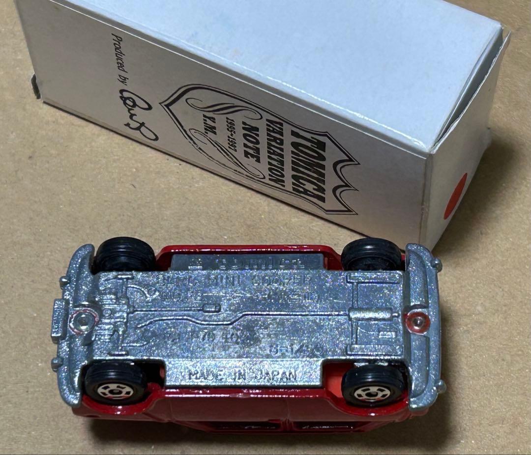 トミカ ミニクーパー バリエーションノート 赤