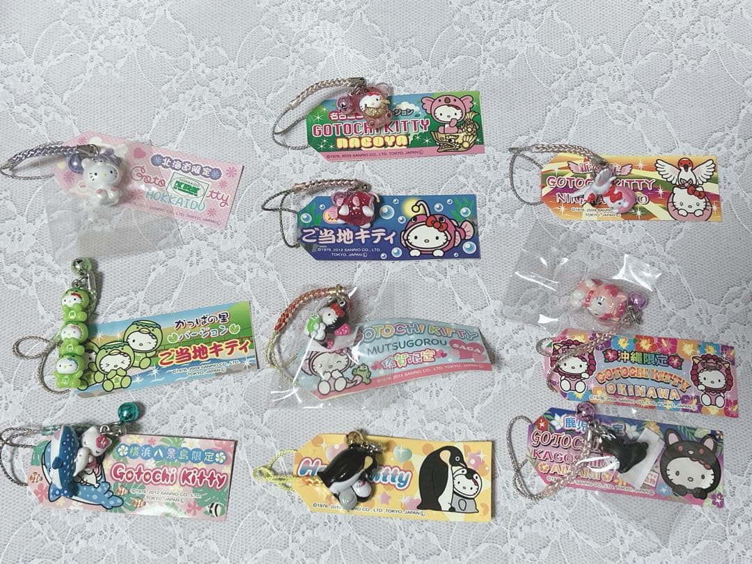 ご当地キティ キーホルダー 根付け
