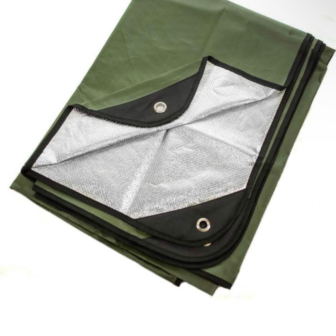 高耐久サバイバルブランケット 断熱断熱反射タープ 60インチ x 82インチ