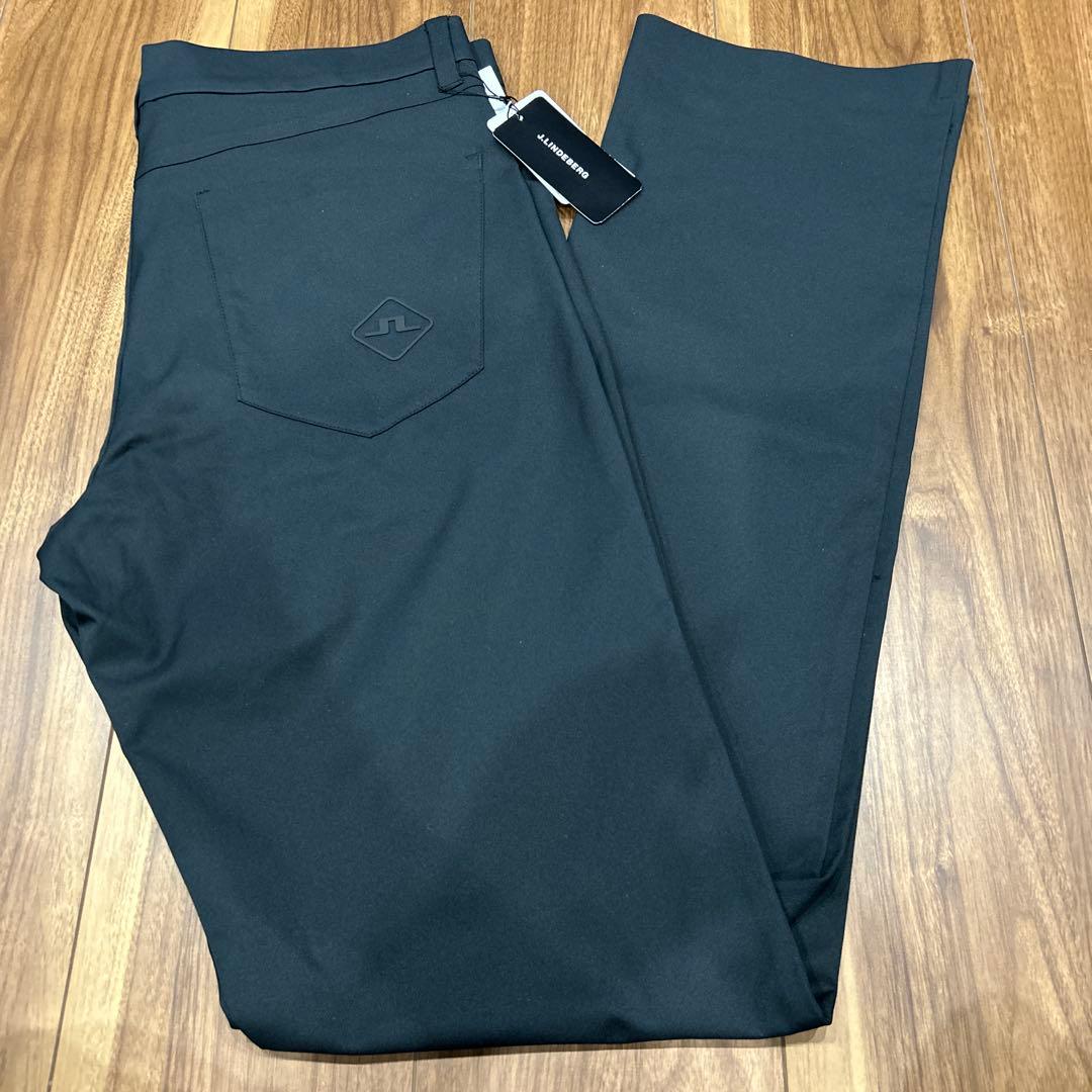 新品 定価29700円 Jリンドバーグ チノパンツ W31 ストレッチ ブラック