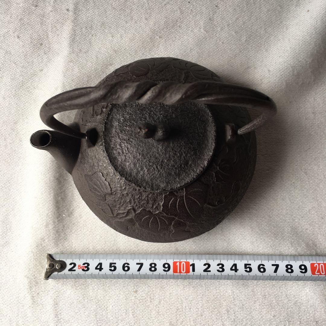 及富　南部鉄器　急須　ひさご　ヴィンテージ　骨董　鉄　鉄瓶　未使用　希少色