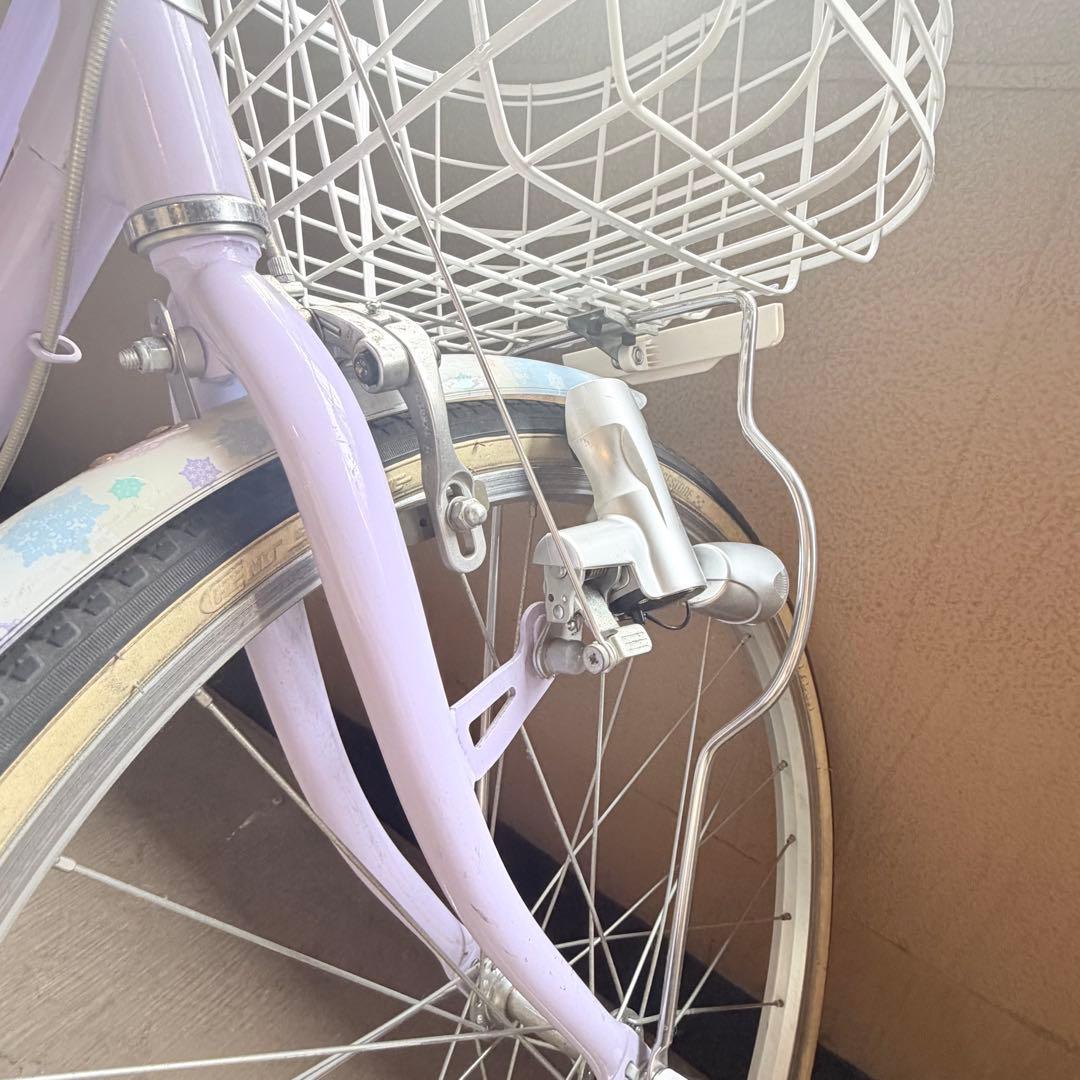 【東京】22インチ　ブリジストン　リコリーナ　ラベンダー　引き取り限定品