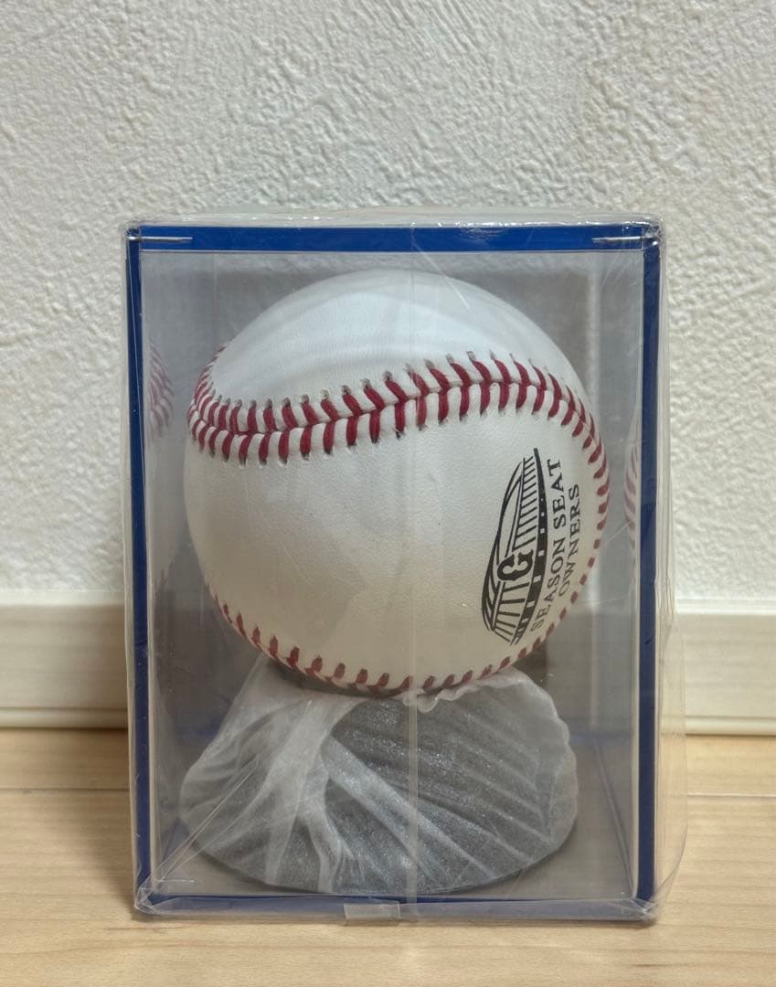 長野久義選手　＊フィルム未開封　直筆サインボール シーズンシート　ジャイアンツ