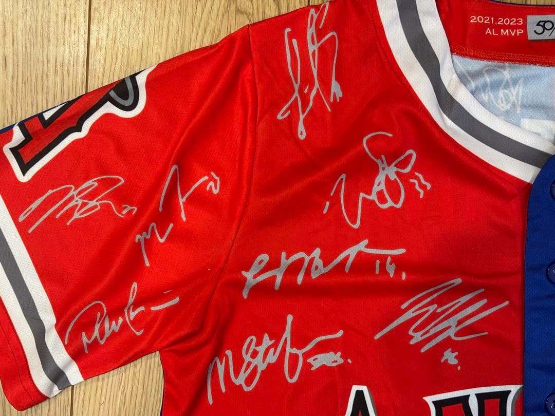 ⭐️2025最新非売品⭐️大谷翔平 ドジャース＆エンゼルスサインミックスユニフォーム