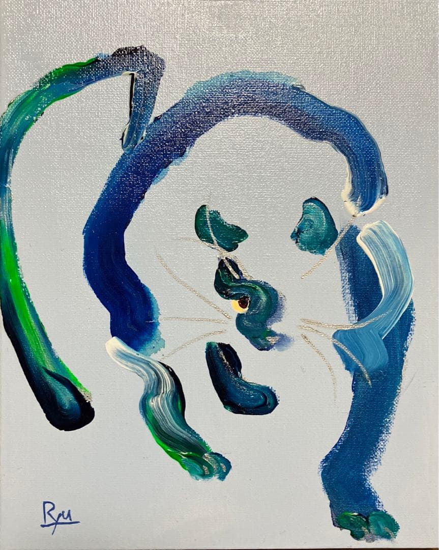 CAT 絵画　イラスト　ドローイング