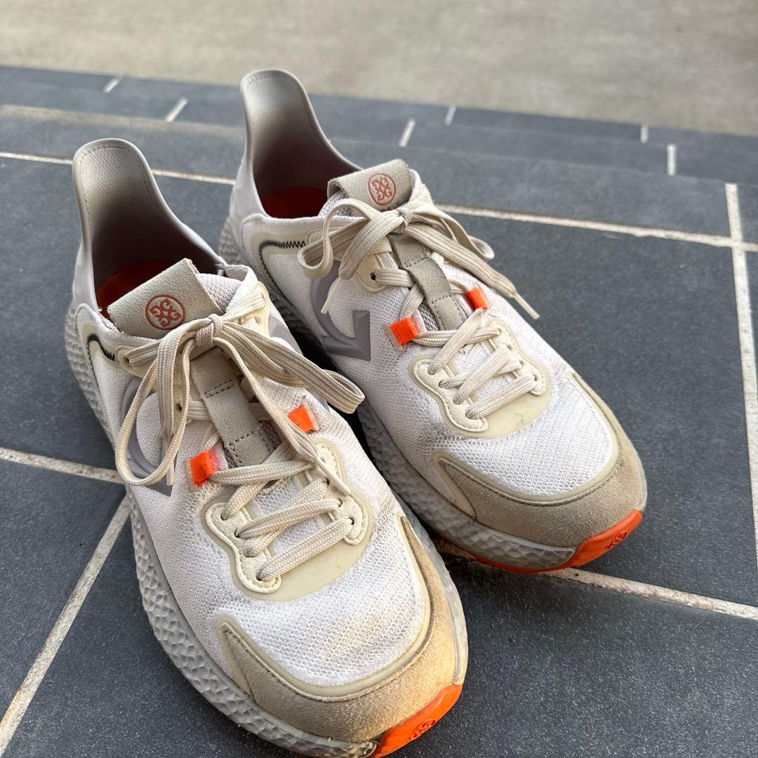 G/FORE ジーフォア ゴルフシューズ スパイクレス グレー×オレンジ