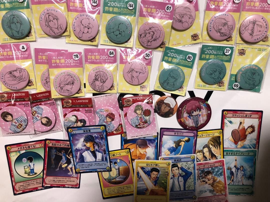 テニスの王子様　許斐剛 サプライズLIVE 一人テニプリフェスタ　ライブ　バッジ