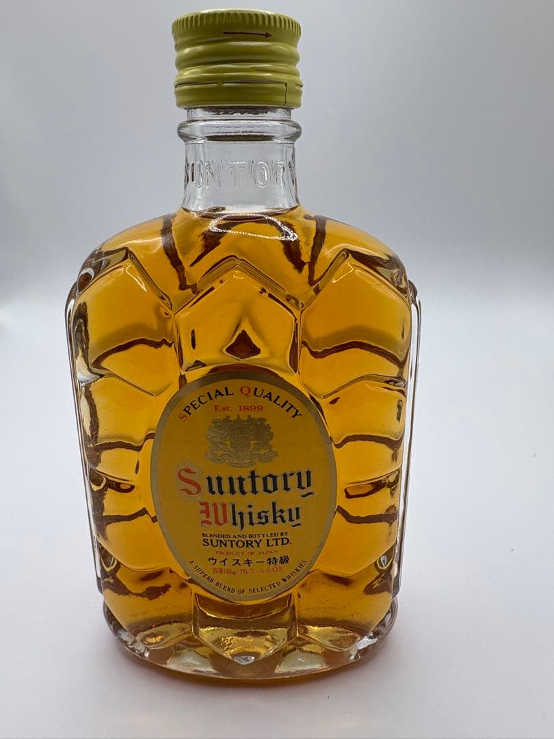 角瓶 特級 180ml 旧ラベル 4本セット 43%