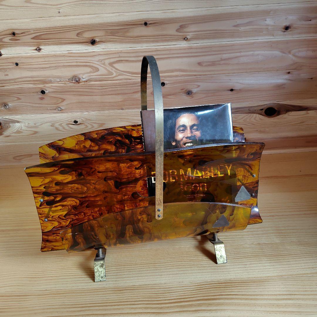 アンティーク　べっ甲　マガジンラック