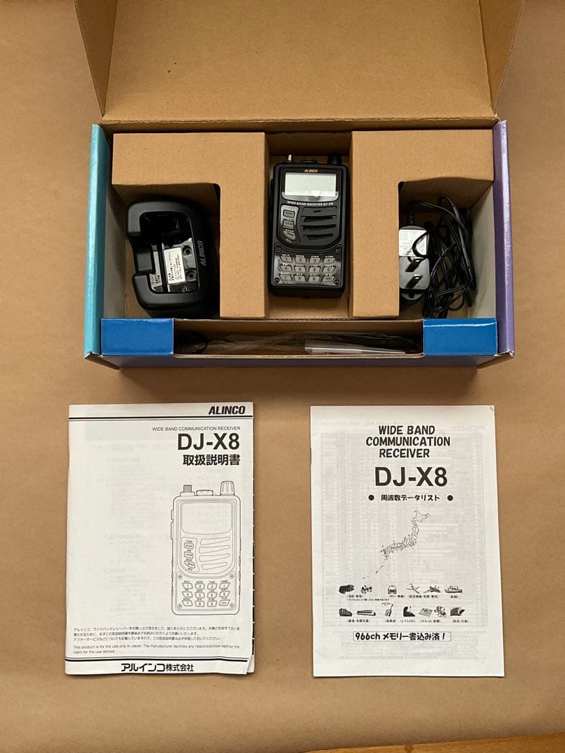アルインコ ワイドバンドレシーバー DJ-X8