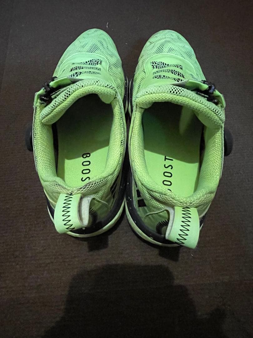 アディダス コードカオス25 BOOST ゴルフシューズ 蛍光グリーン