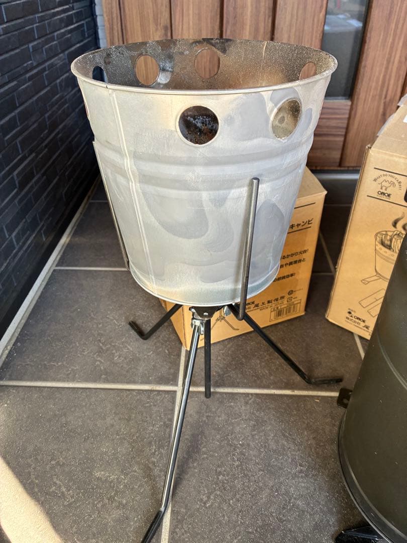 尾上製作所の焚き火台「CAMBi」と「CAMBi Ⅱ」のセット+オマケ