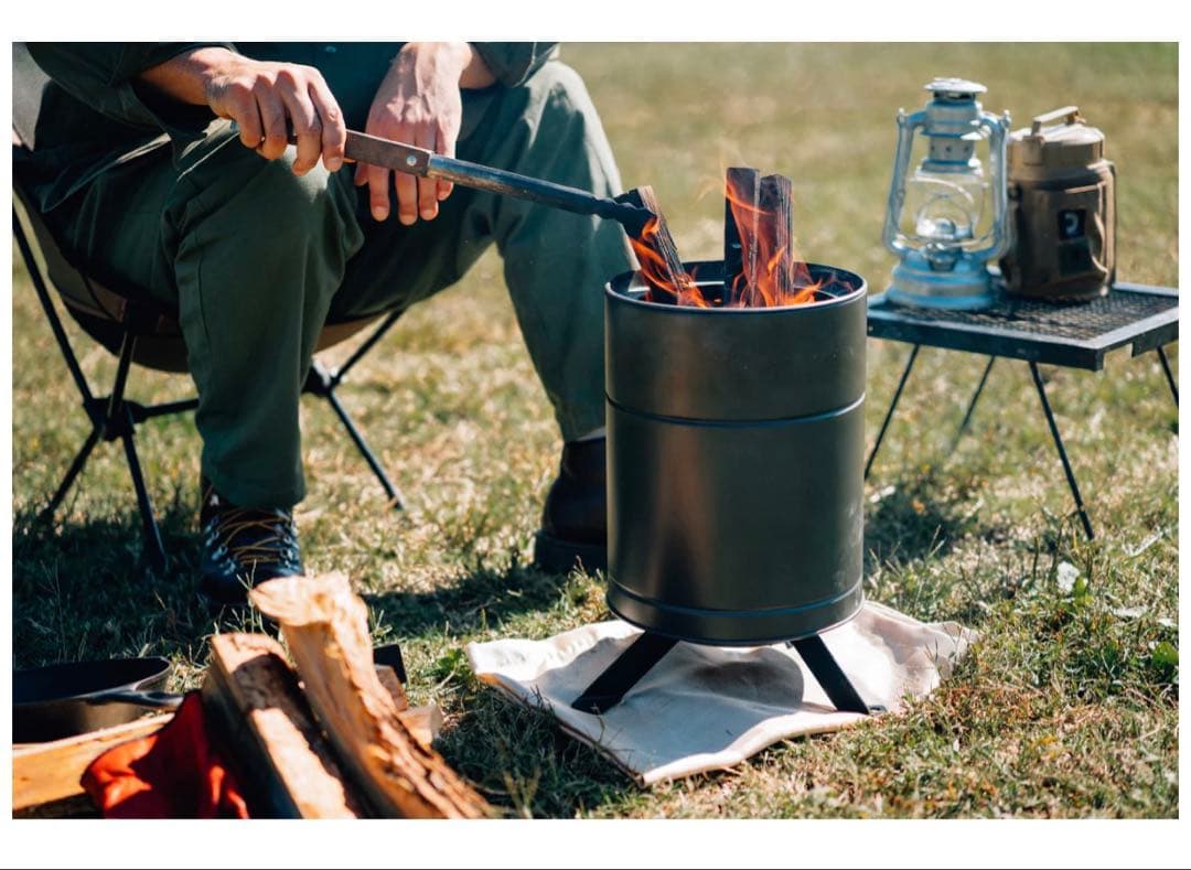 尾上製作所の焚き火台「CAMBi」と「CAMBi Ⅱ」のセット+オマケ