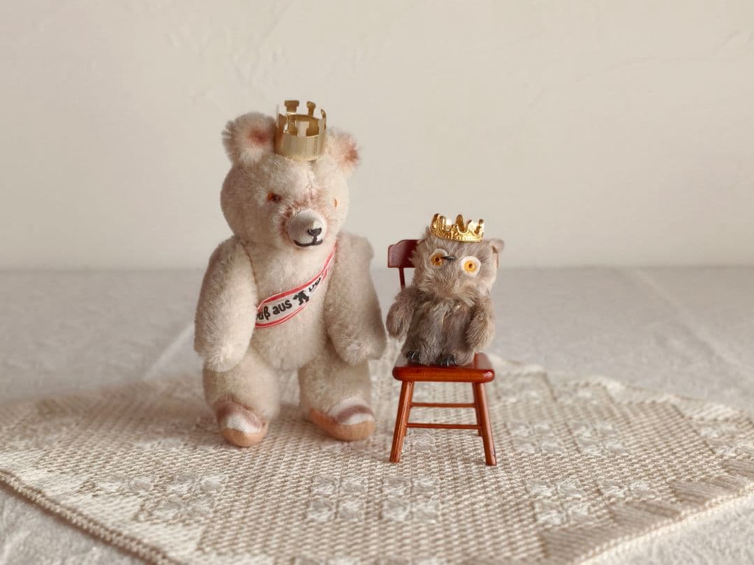 * vintage owl ❀ * もふもふ フクロウさん