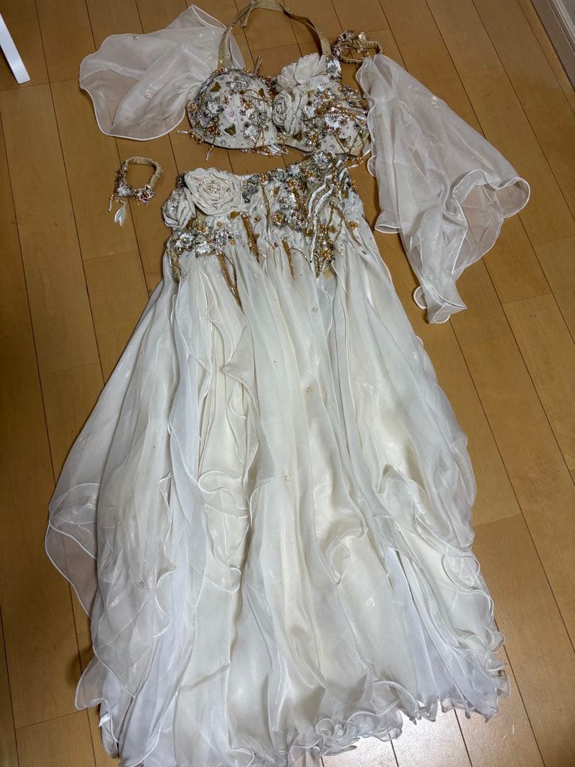 Hoyda ベリーダンス衣装　オフホワイト