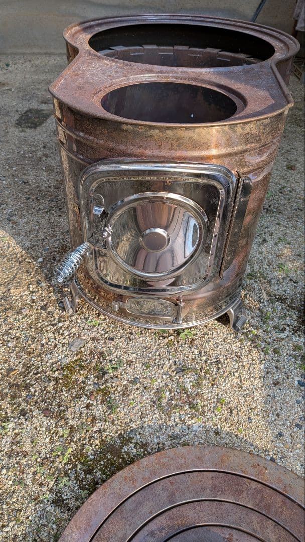 m*i様 ホンマ製作所 薪ストーブ ステンレス時計1型 2回使用の美品