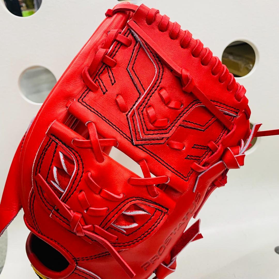 特別価格　ゼット　プロステイタス　オリジナルオーダー　硬式用　投手用　青柳型