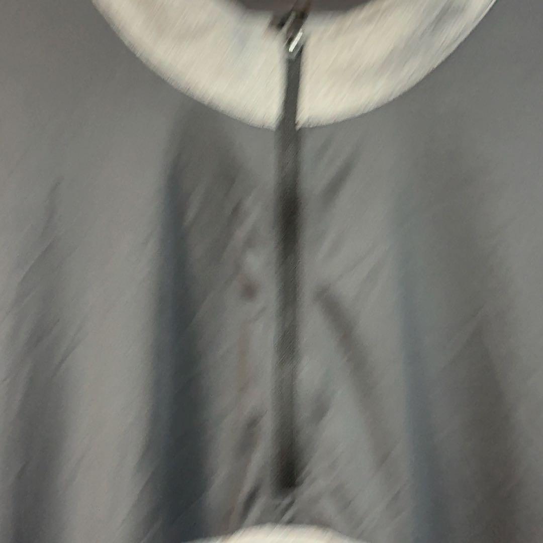 adidas 長袖ウェア 【2XL】 グレー ブラック ハーフジップ ハイネック