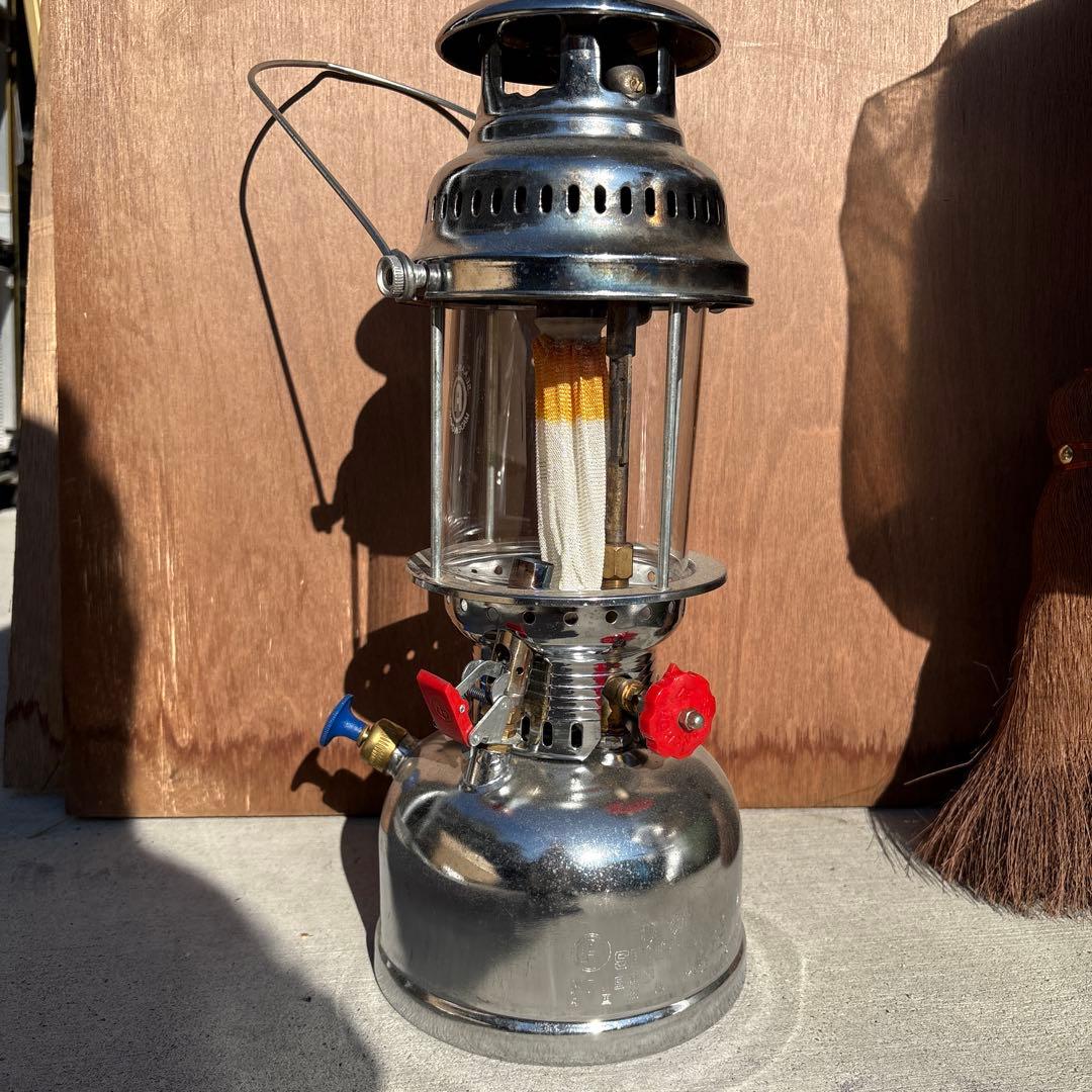 A社製 オイルランタン メタル シルバー