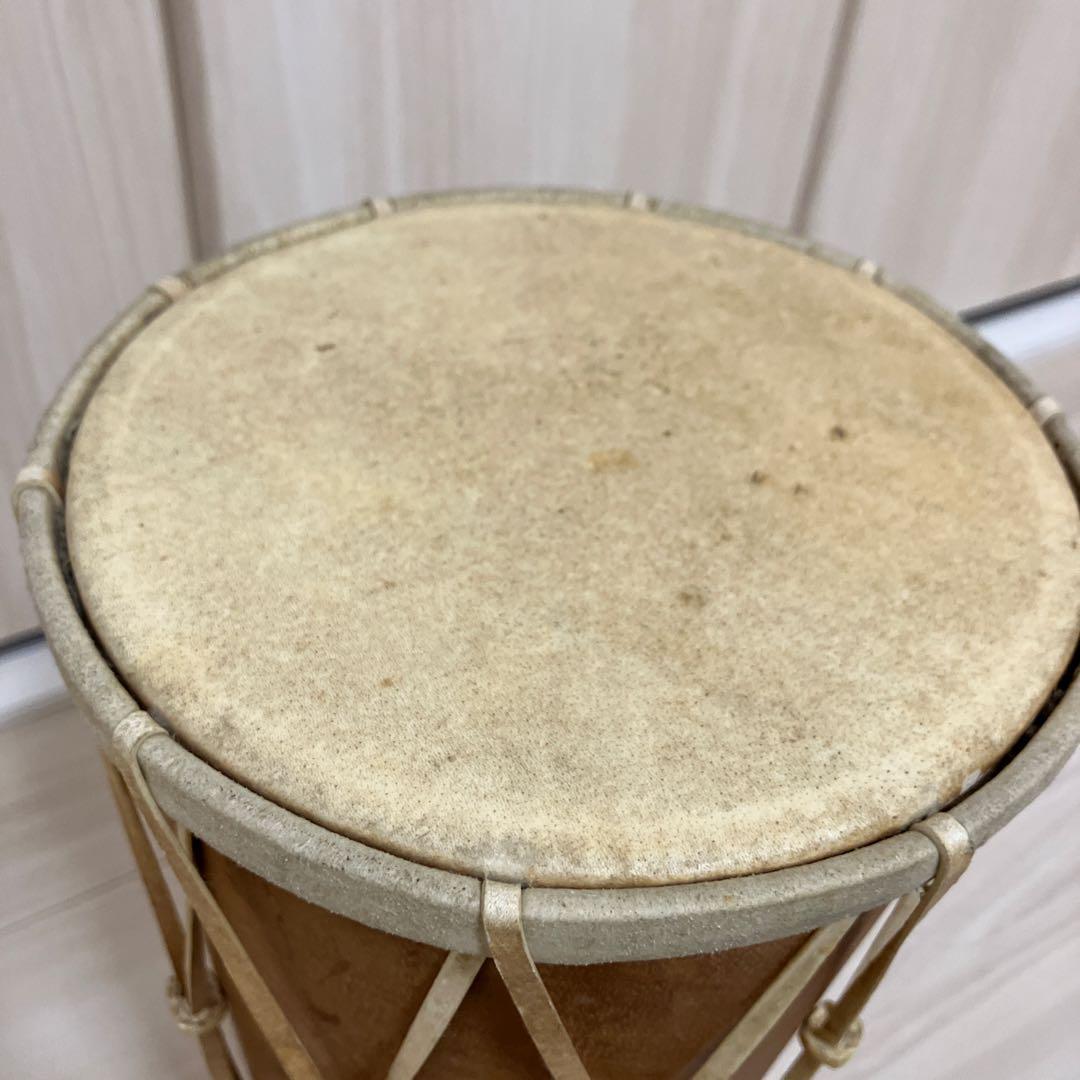 両面太鼓　ガムラン クンダン？　インドネシア　バリ　打楽器