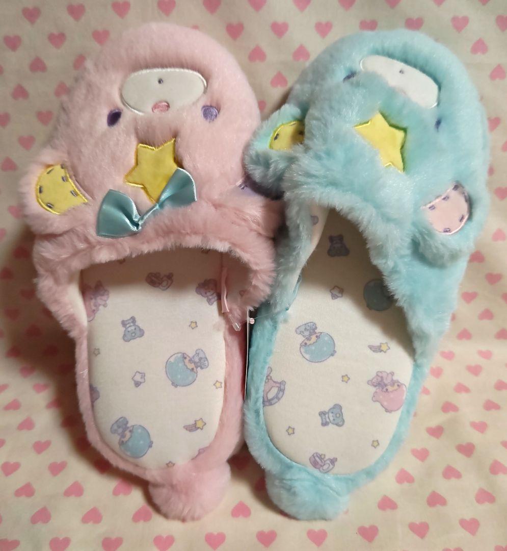 パフポフ ルームシューズ ベビーキキララ 45thアニバーサリー 新品 激レア♪