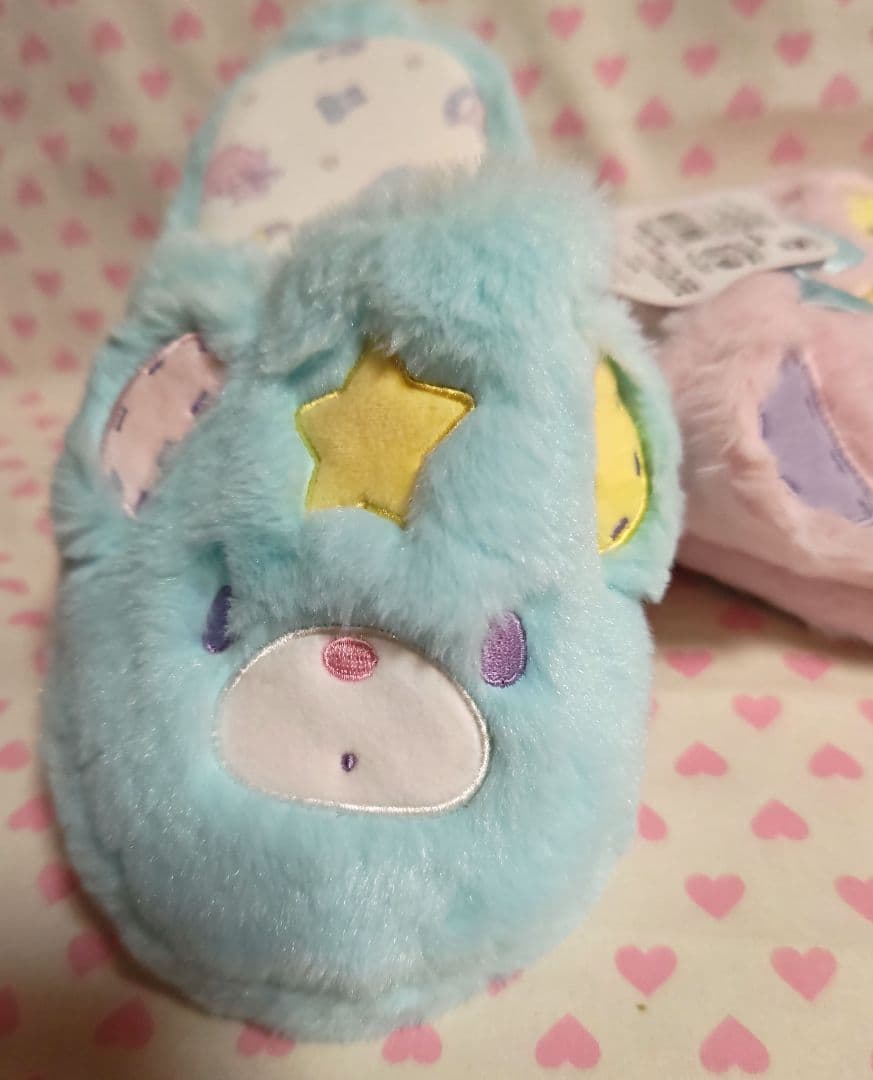 パフポフ ルームシューズ ベビーキキララ 45thアニバーサリー 新品 激レア♪