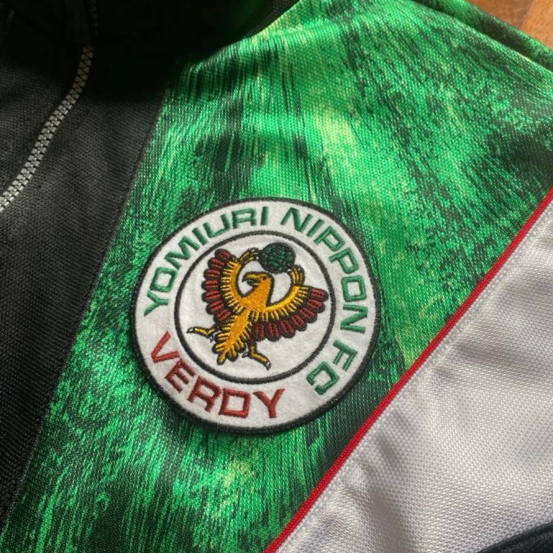 90s ミズノ 読売ヴェルディ トラックジャケット ジャージ 実使用品 レア