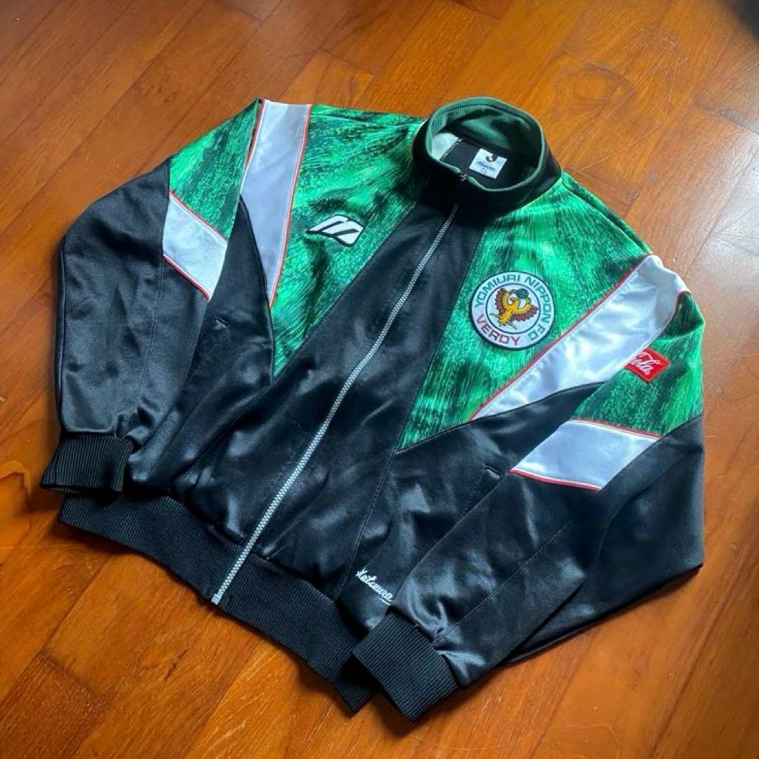 90s ミズノ 読売ヴェルディ トラックジャケット ジャージ 実使用品 レア